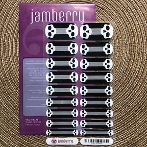 Jamberry Nail Wraps Stickers Poisoned Skull